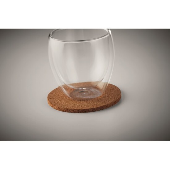 Kork Untersetzer rund