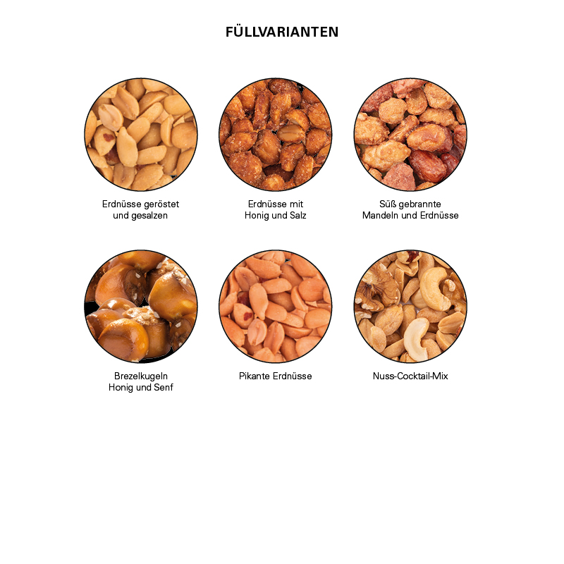 Snack Dose, Erdnüsse geröstet und gesalzen