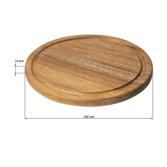Schneidbrett "Acacia" rund