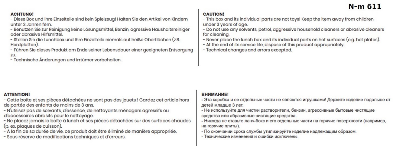 DUO Doppel- Lunchbox