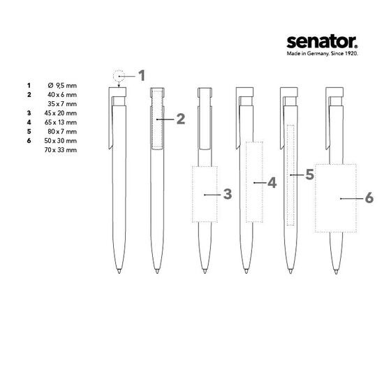 senator Liberty Polished  Druckkugelschreiber
