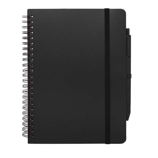 Thalaasa A5 Hardcover Notizbuch mit Kugelschreiber (schwarze Mine)