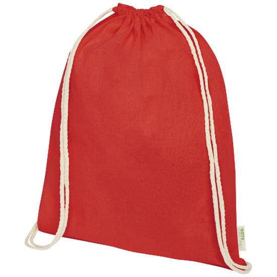 Orissa 100 g/m² Turnbeutel aus Bio-Baumwolle 5L