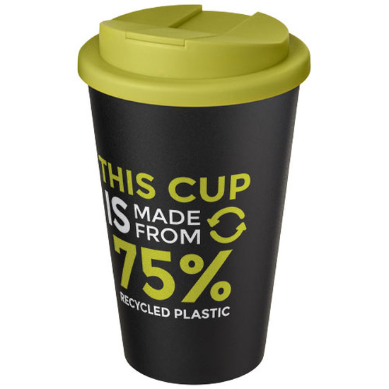 Americano® Eco 350 ml recycelter Becher mit auslaufsicherem Deckel