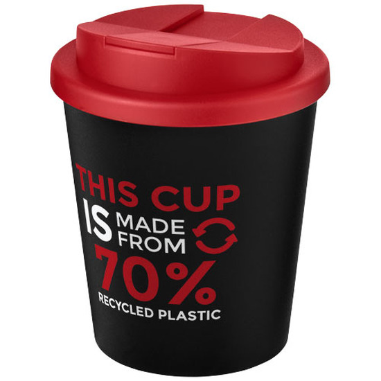 Americano® Espresso Eco 250 ml recycelter Isolierbecher mit auslaufsicherem Deckel