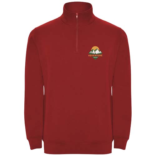 Aneto Pullover mit Viertelreißverschluss