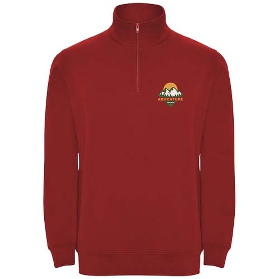 Aneto Pullover mit Viertelreißverschluss