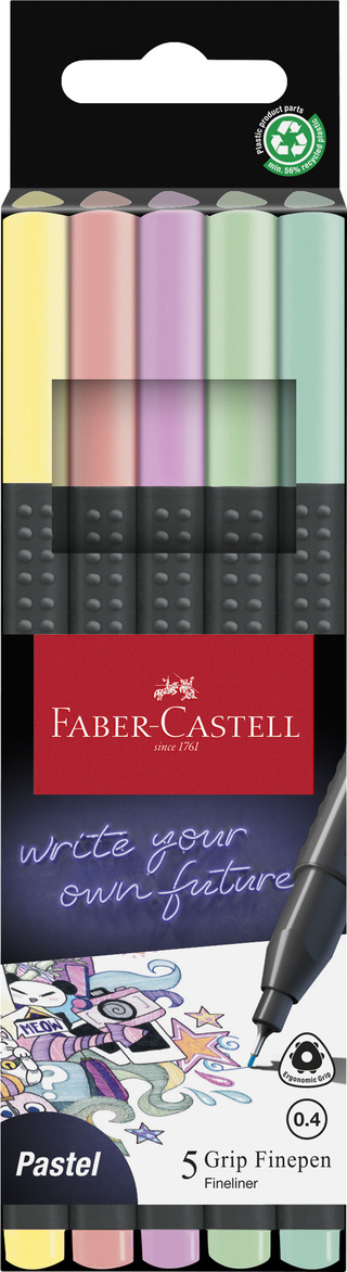 Fineliner Grip Finepen pastell