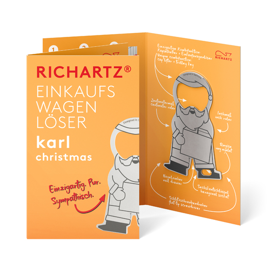 RICHARTZ® EINKAUFSWAGENLÖSER karl christmas