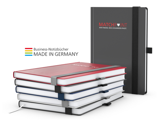 Notizbuch Vision-Book White Bestseller A5, rot