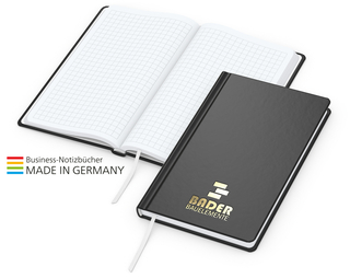 Notizbuch Easy-Book Basic Bestseller Pocket, schwarz, Goldprägung