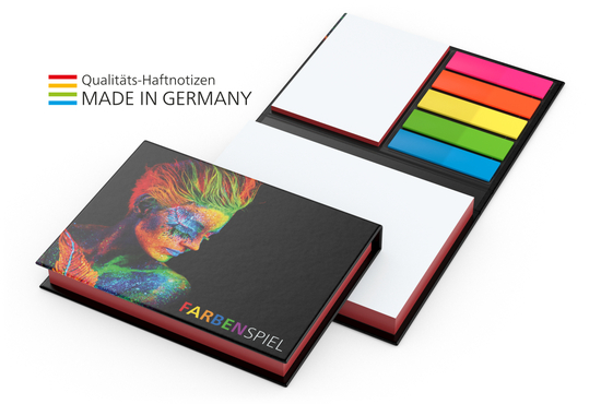 Kombi-Set Wien White Bestseller 4C-Quality Bookcover gloss-individuell mit Farbschnitt rot