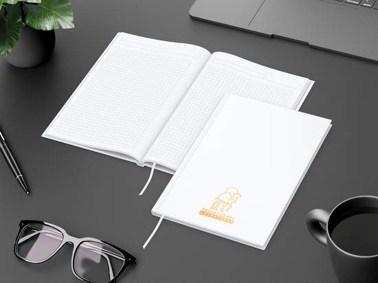 Notizbuch Memo-Book A5 Bestseller inkl. Siebdruck-Digital