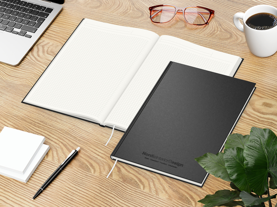 Notizbuch Note-Book A4 Natura Recycling inkl. Prägung