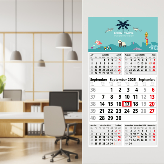 5-Monatskalender Budget 5 Bestseller (Einblatt)