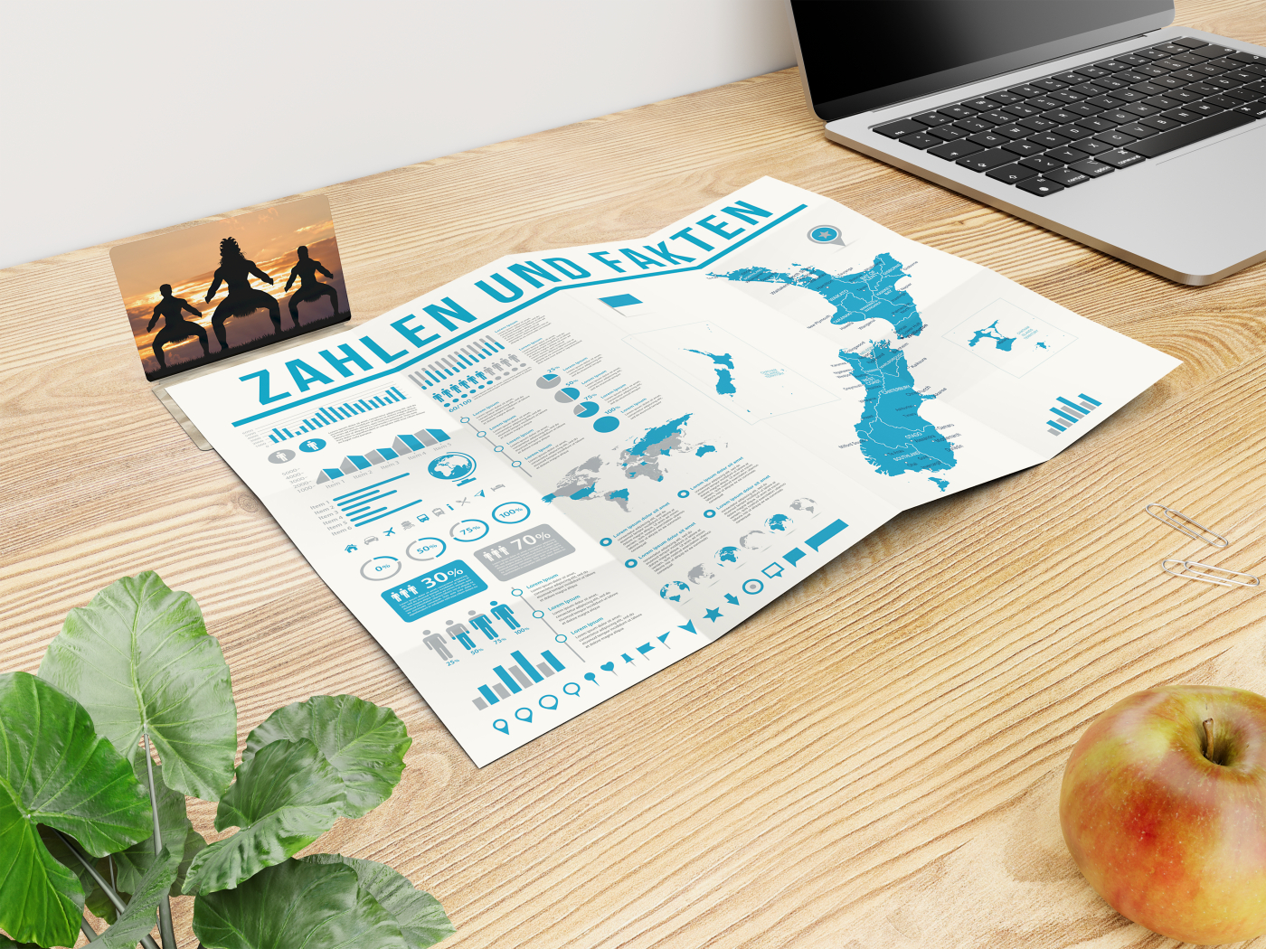 Faltplan Concept-Card Small Recycling, 40, Offsetdruck