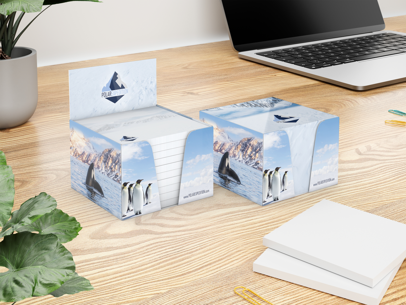 Haftnotizen-Pop-Up-Box Individuell 72 x 72, 500 Blatt