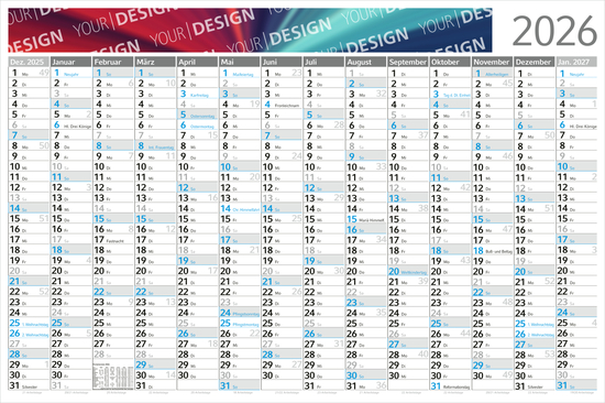 Wandplaner Horizont M Bestseller