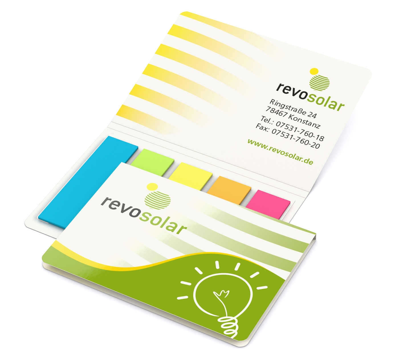 Haftmarker-Set Memo-Card Papiermarker Recycling