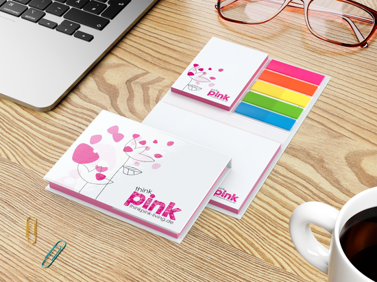 Haftnotiz-Set Budapest Bookcover Individuell, 50/50 Blatt, Color-Farbschnitt