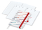 Wochenplaner Match-Hybrid White Bestseller, A5, Natura individuell, rot