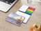 Haftnotiz-Set Wien Bookcover White Bestseller, matt-individuell