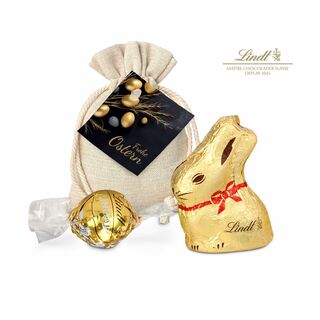 Geschenkartikel / Präsentartikel: Goldenes Ostersäckchen 2K1645