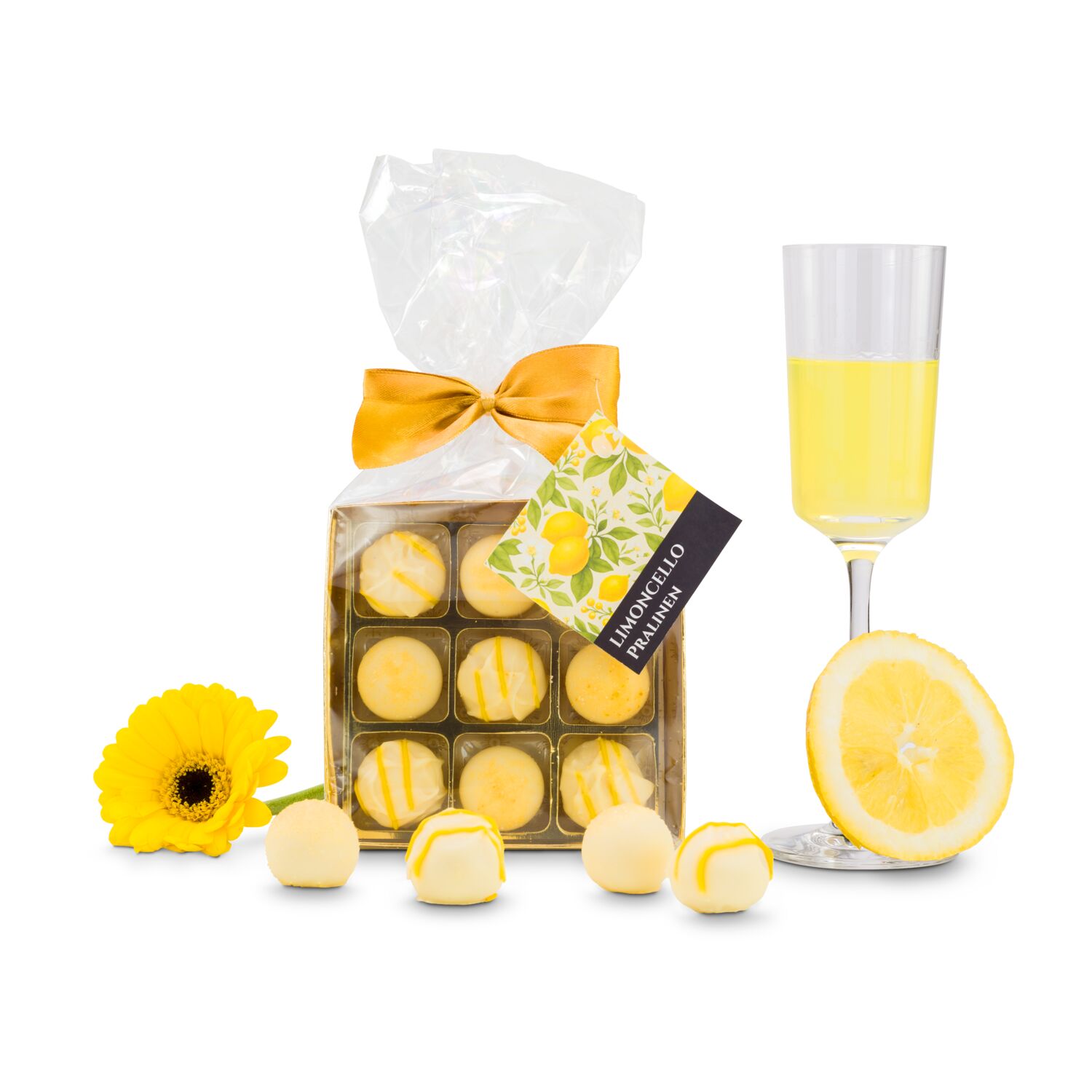 Geschenkset / Präsenteset: Limoncello Pralinen 2K2189