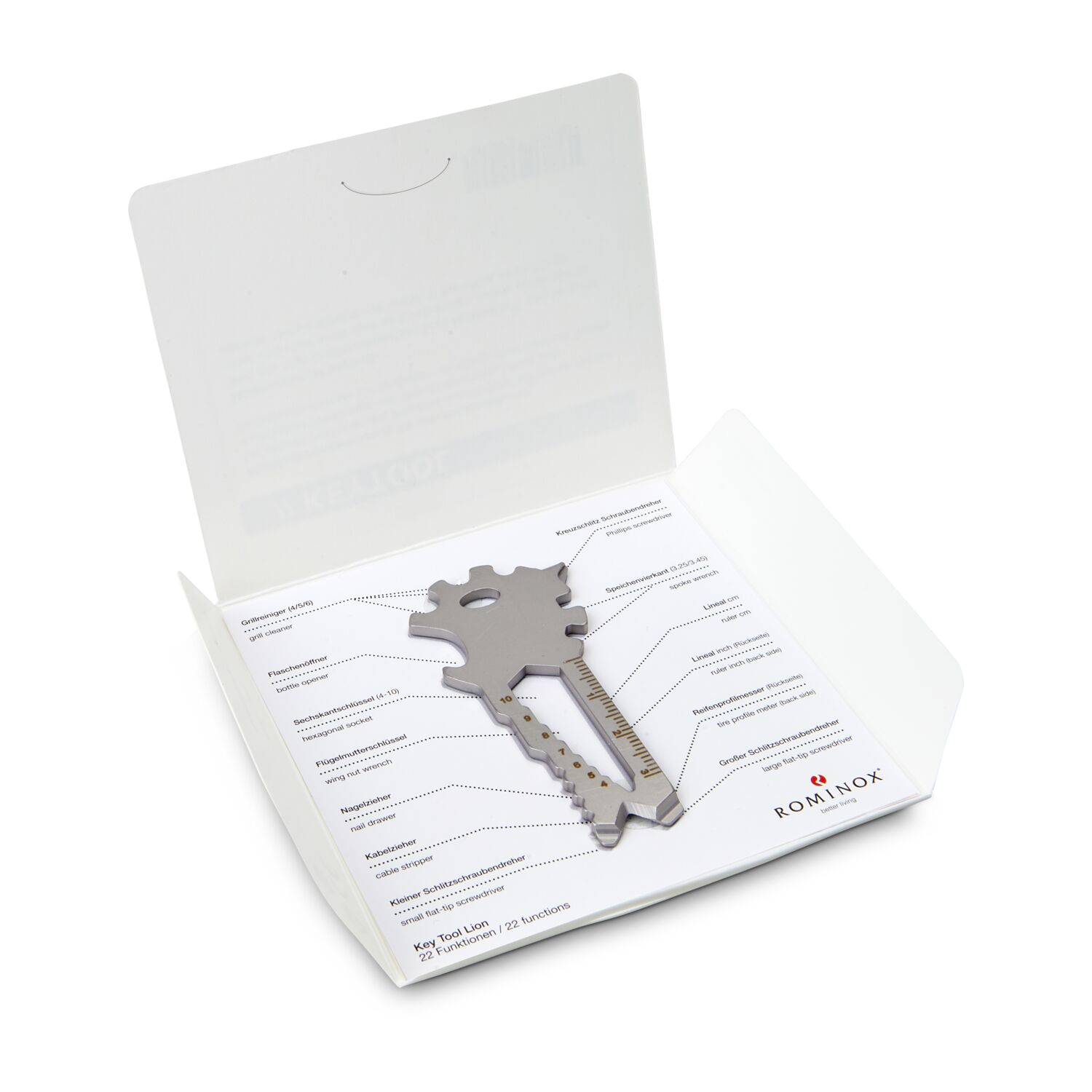 ROMINOX® Key Tool Lion (22 Funktionen) Frohe Weihnachten 2K2201b