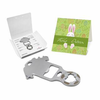 ROMINOX® Key Tool Football (18 Funktionen) Frohe Ostern Hase 2K2202h