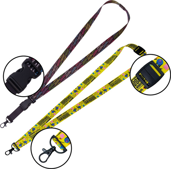 rPET Heißtransferlanyard Nahtlos