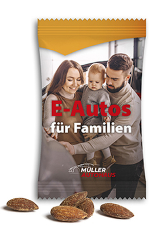 Seeberger Rauchmandeln 10 g  Standard-Folie weiß