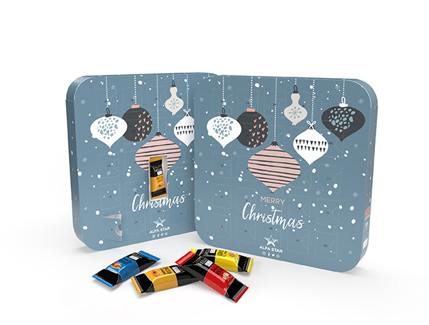 Appventskalender Maxi Eco  192 g  Ritter Sport Schokowürfel