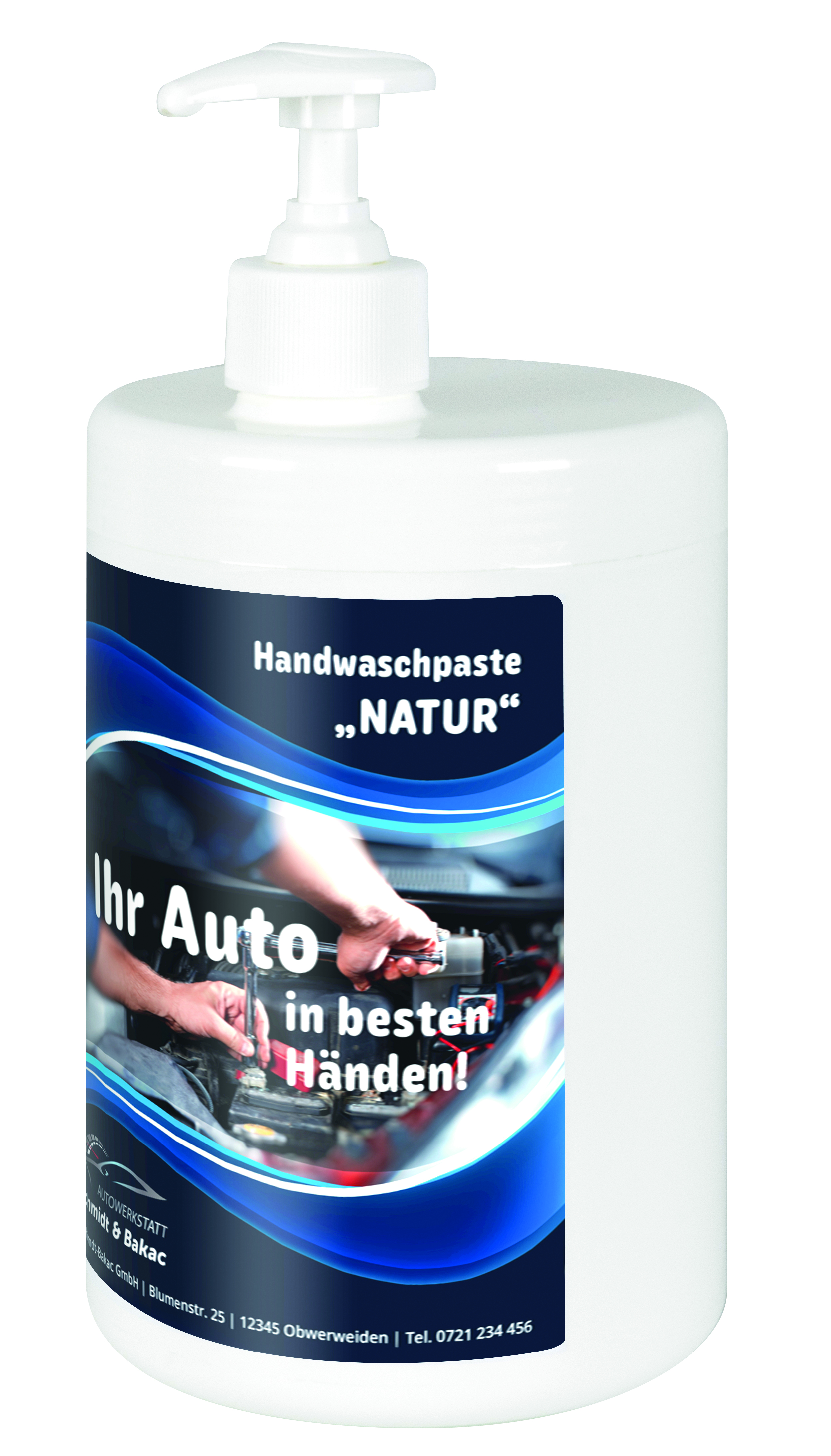 Handwaschpaste "Natur" im 900 ml Pumpspender