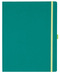 Notizbuch Style Large im Format 19x25cm, Inhalt blanco, Einband Fancy in der Farbe Laguna