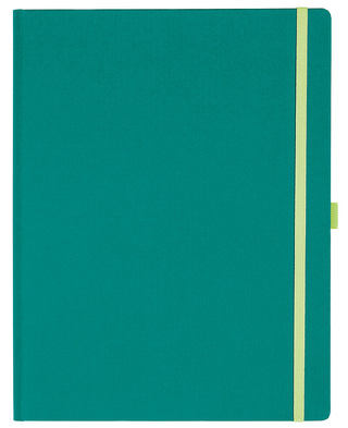 Notizbuch Style Large im Format 19x25cm, Inhalt blanco, Einband Fancy in der Farbe Laguna