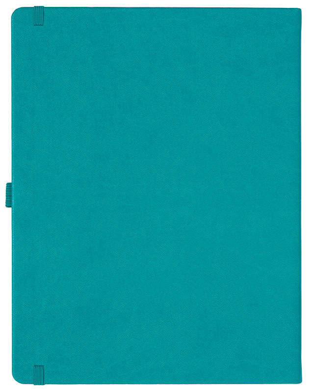 Notizbuch Style Large im Format 19x25cm, Inhalt blanco, Einband Slinky in der Farbe Turquoise