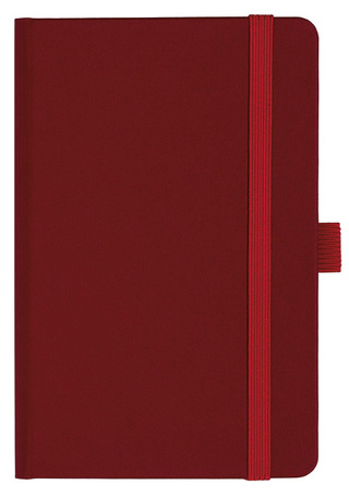 Notizbuch Style Small im Format 9x14cm, Inhalt blanco, Einband Fancy in der Farbe Ruby Red