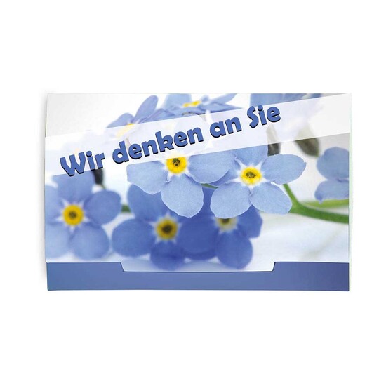 Flower-Card mit Samen - Vergissmeinnicht