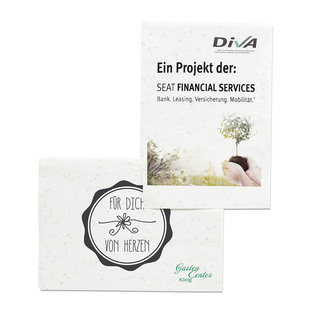 Samenpapier DIN A5 - Mohnblume, Druck 4/4-c