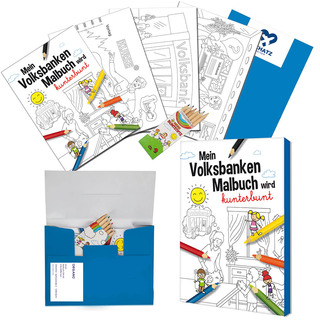 Malset A6 – Standard - Volksbanken - Tampondruck 1-c