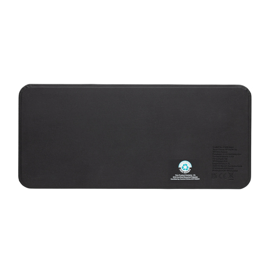 Swiss Peak 3-in-1- Wireless-Charging Desk-Tray aus RCS rPU