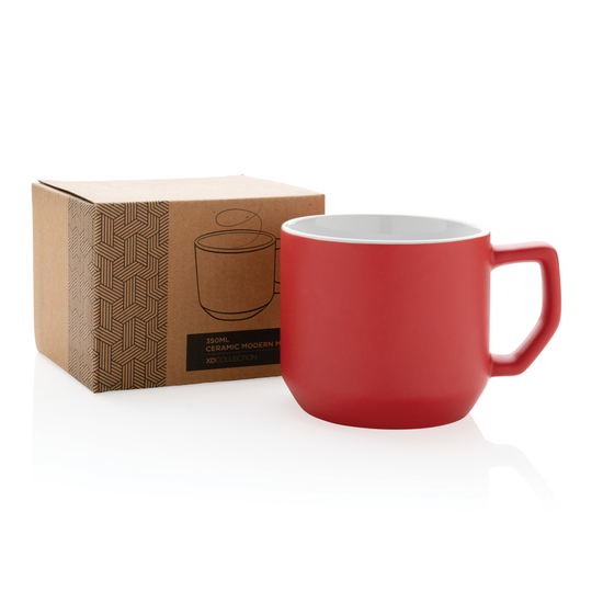 Moderne Keramiktasse, 350ml