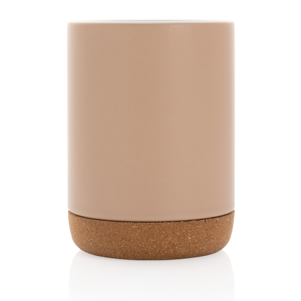 Keramikbecher mit Korkboden, 280ml