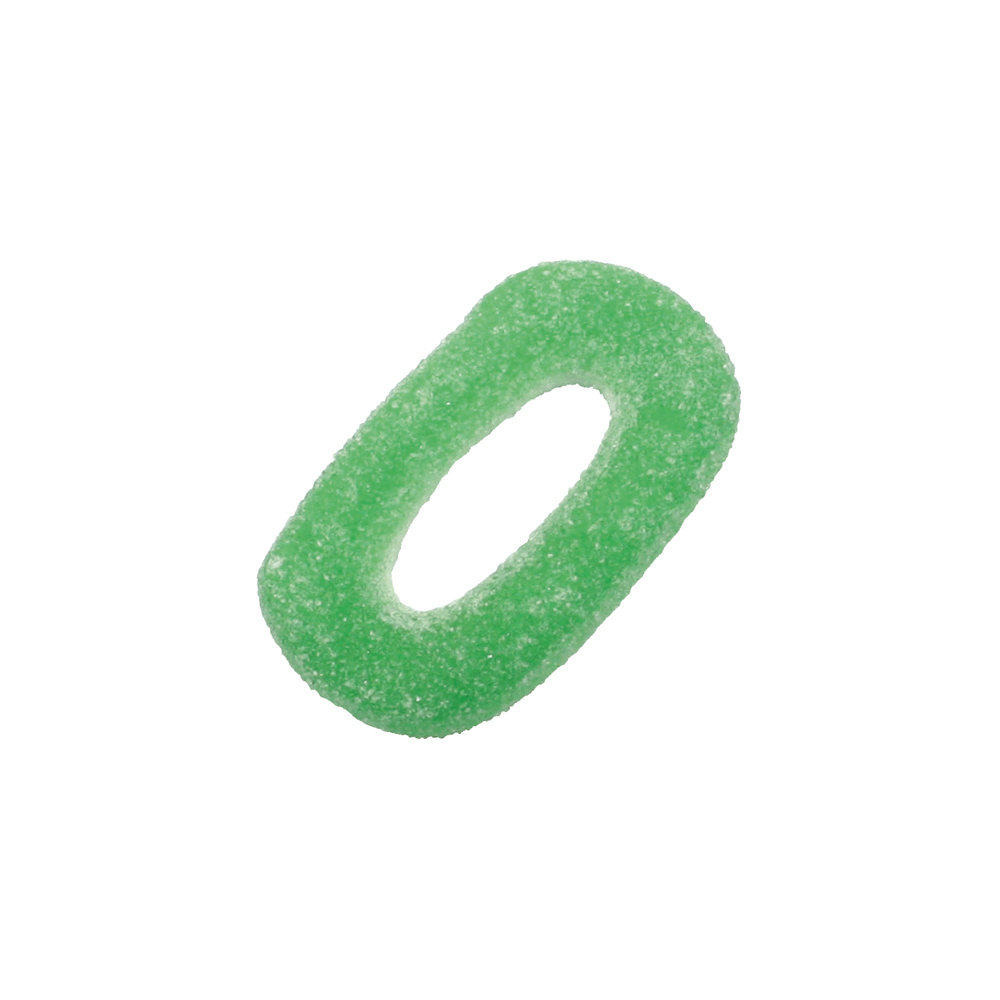 HARIBO Apfelringe Sauer Werbetüte, Inhalt: HARIBO  Apfelringe Sauer ca. 8 g