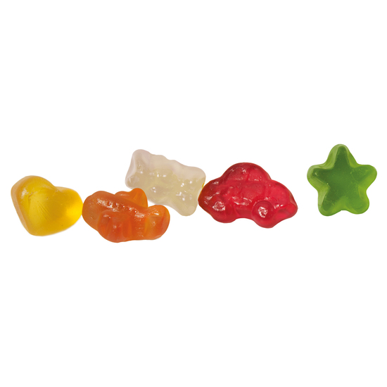 HARIBO Kettenbeutel 4er, Inhalt: HARIBO Sterne