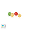 Tisch-Adventskalender mit Fairtrade® Schokolade, Inlay aus Papier