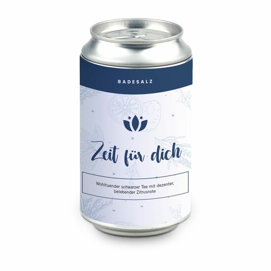 Badesalz-Dose XL 300 g, Zeit für Dich