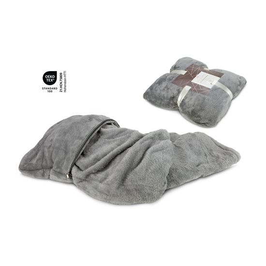 2in1 Verwandlungskissen - grau