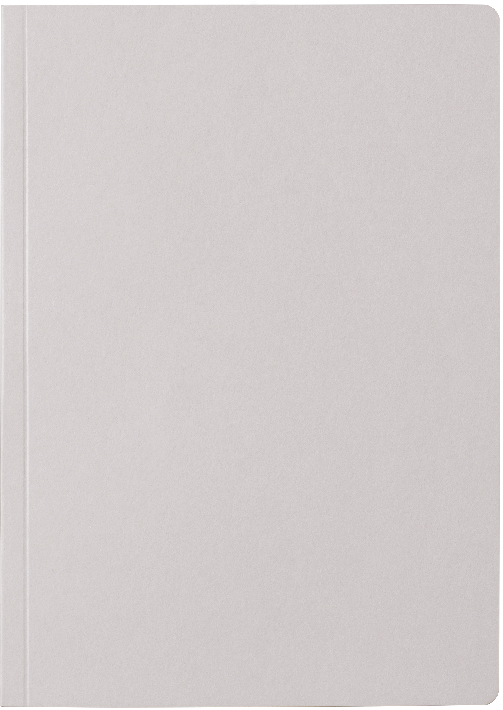 Notizheft Earth Tone A5, hellgrau (mud), Naturpapier